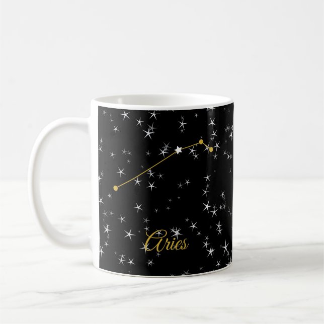 Aries Constellation Kaffemugg (Vänster)