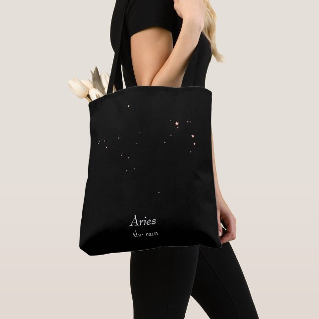 Aries Constellation Tygkasse (Närbild)