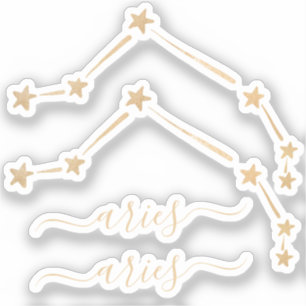 Aries Constellation x2 Klistermärken