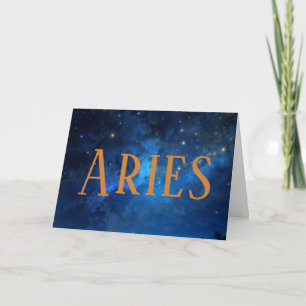 Aries & Cosmos födelsedagskort Helgkort