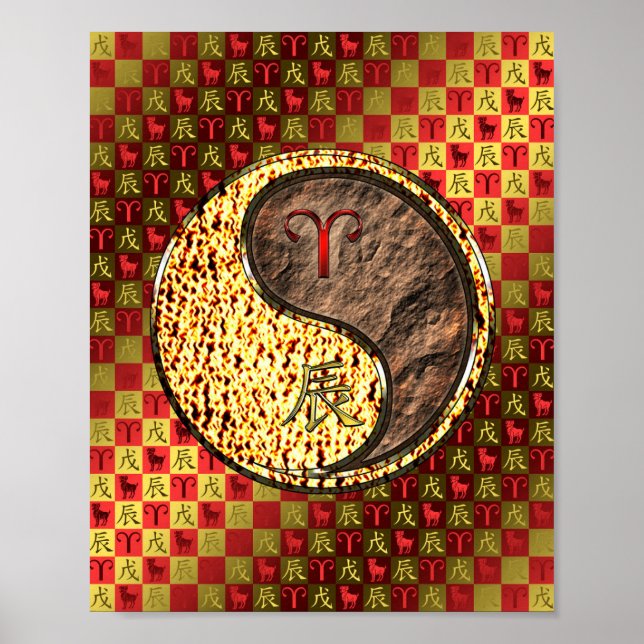 Aries & Earth Dragon Poster (Framsidan)