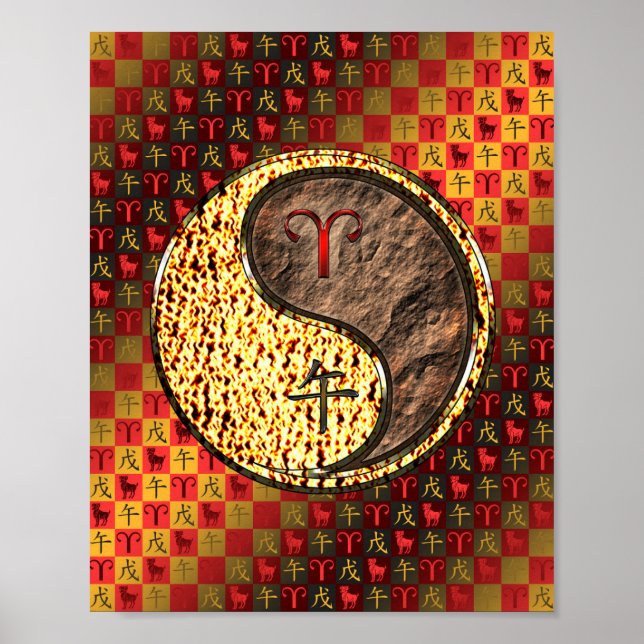 Aries & Earth Horse Poster (Framsidan)