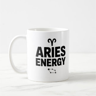 Aries Energy Mugg - Zodiac Astrology Coffee Kopp