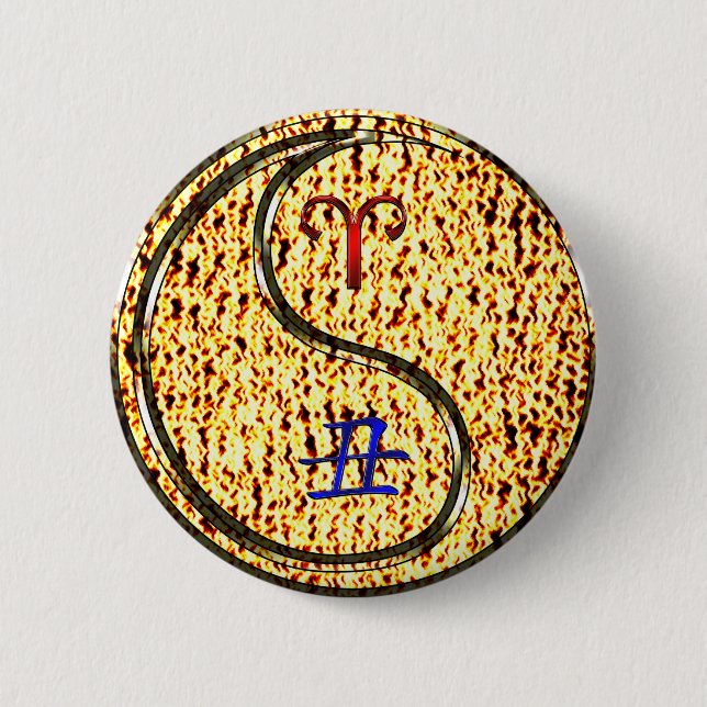 Aries & Fire Ox Knapp (Framsida)