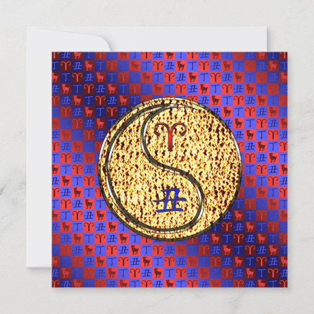 Aries & Fire Ox Kort (Framsida)