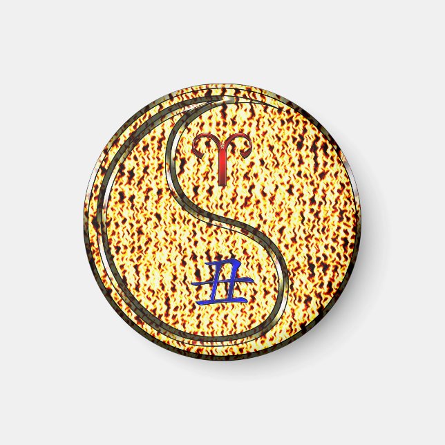 Aries & Fire Ox Magnet (Framsidan)