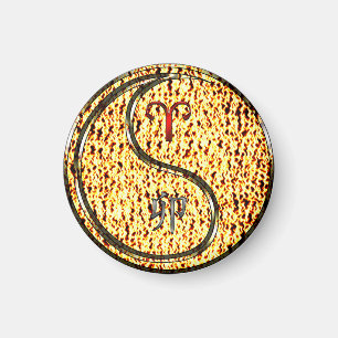 Aries & Fire Rabbit Magnet