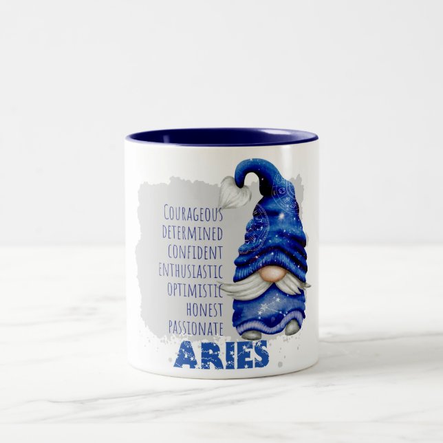 Aries Gnome Two-Tone Coffee Mugg (Center)
