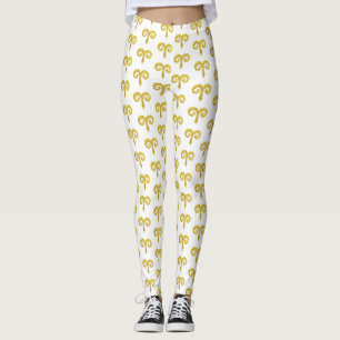 Aries Golden Astrology Anpassningsbar Leggings