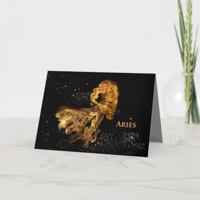 Aries-hälsningskort Kort (Framsida)