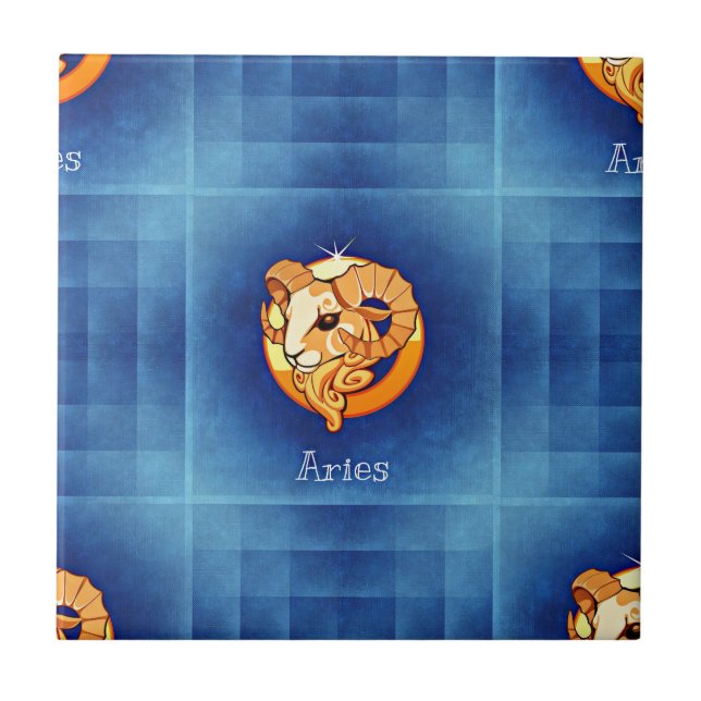 aries horoscope kakelplatta (Framsidan)