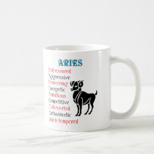 Aries Horoscope Zodiac-tecken Kaffemugg