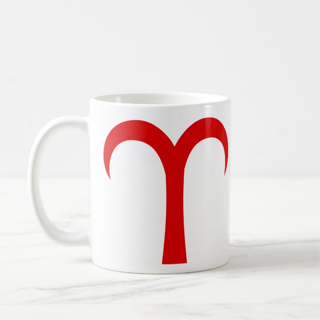 Aries in Red Kaffemugg (Vänster)