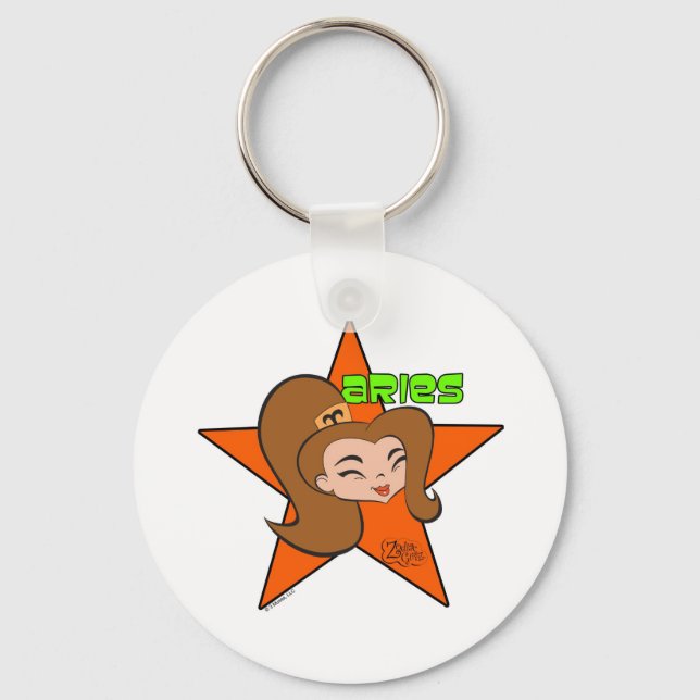 Aries Keychain Nyckelring (Framsida)