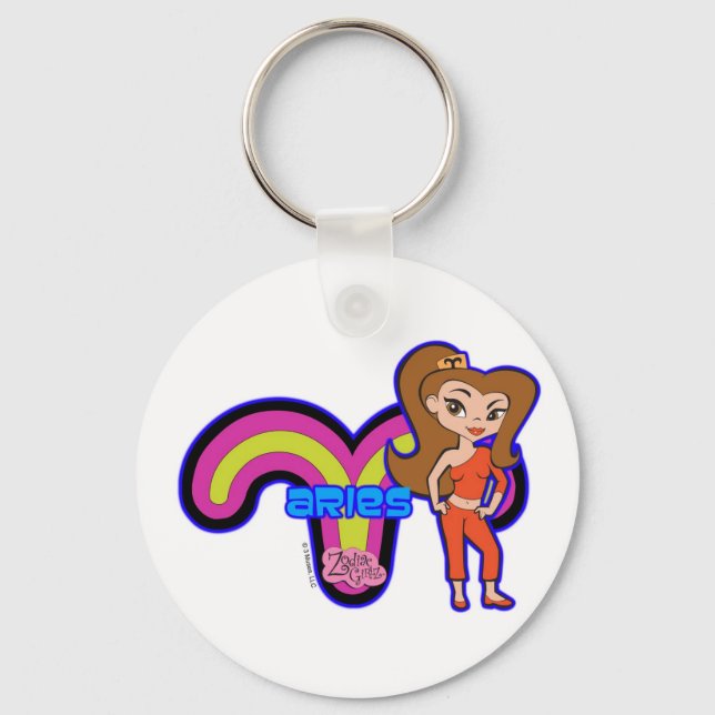 Aries Keychain Nyckelring (Framsida)