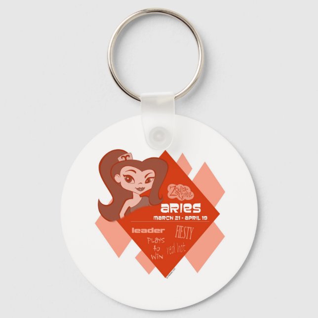 Aries Keychain Nyckelring (Framsida)