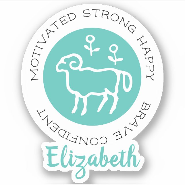 Aries Klistermärken (Framsida)