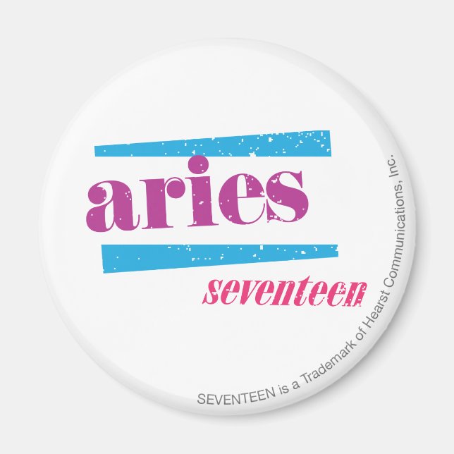 Aries Lila Magnet (Framsidan)