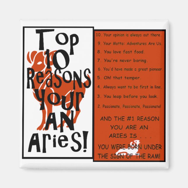 Aries Magnet (Framsidan)