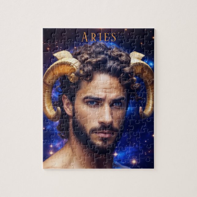 Aries Male Jigasw Puzzle Pussel (Vertikal)