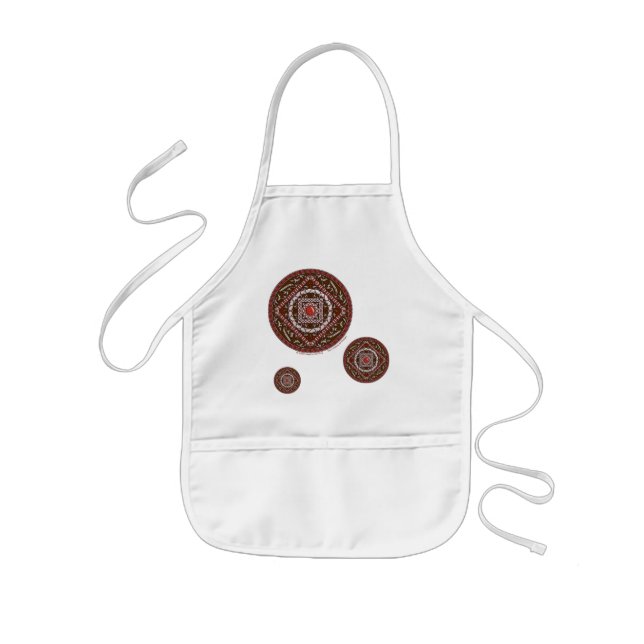 Aries Mandala Apron Barnförkläde (Framsidan)