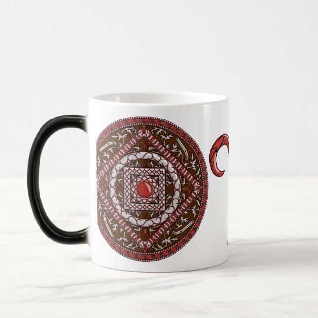 Aries Mandala Mugg (Vänster)