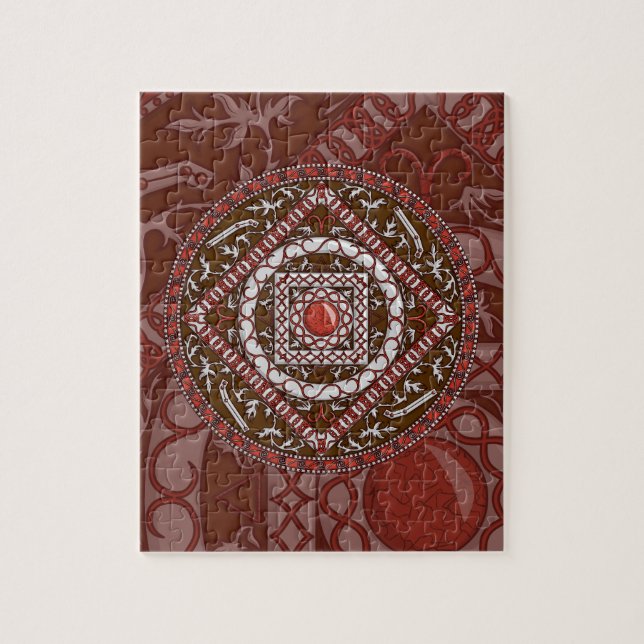 Aries Mandala Puzzle Pussel (Vertikal)