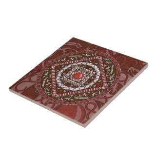 Aries Mandala Tile Kakelplatta