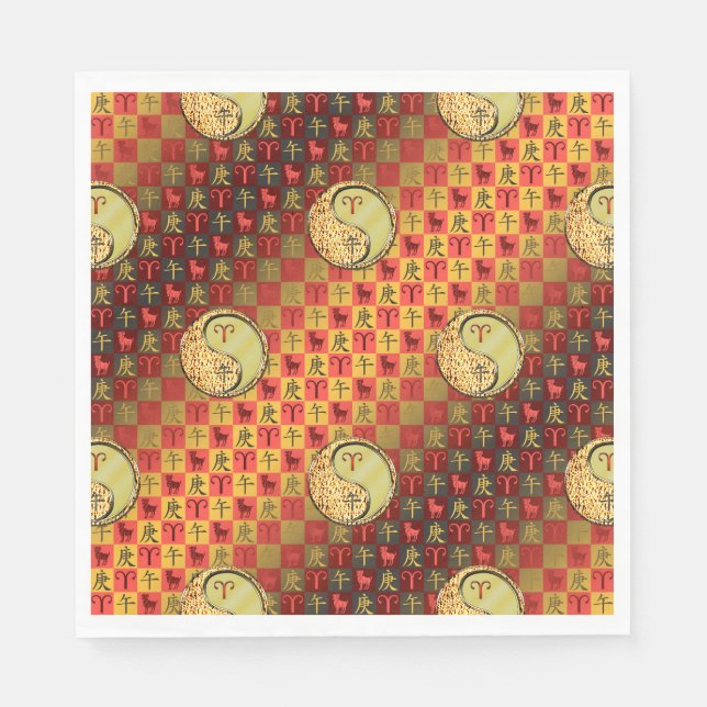 Aries & Metal Horse Pappersservett (Framsidan)