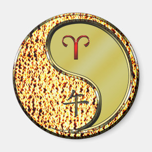 Aries & Metall Horse Magnet