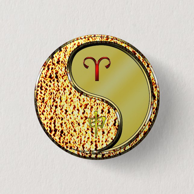 Aries & Metall Monkey Knapp (Framsida)