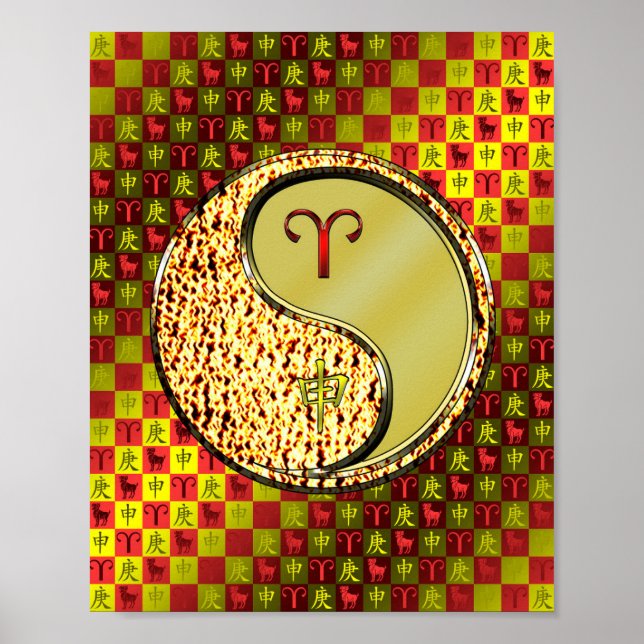 Aries & Metall Monkey Poster (Framsidan)