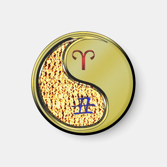 Aries & Metall Ox Magnet (Framsidan)