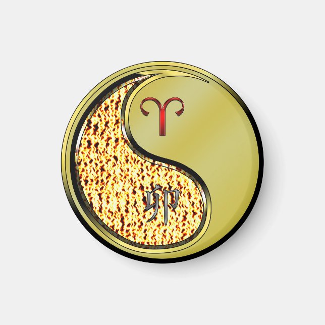 Aries & Metall Rabbit Magnet (Framsidan)