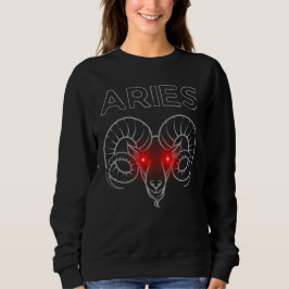 Aries Mörk Astrologi | Minimal Ockult Zodiak T Shirt