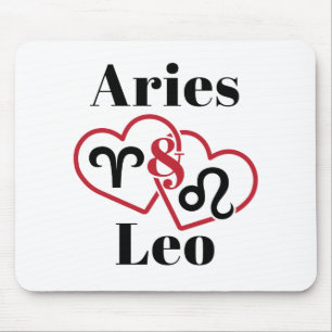 Aries och Leo Par Zodiac Horoscope Musmatta