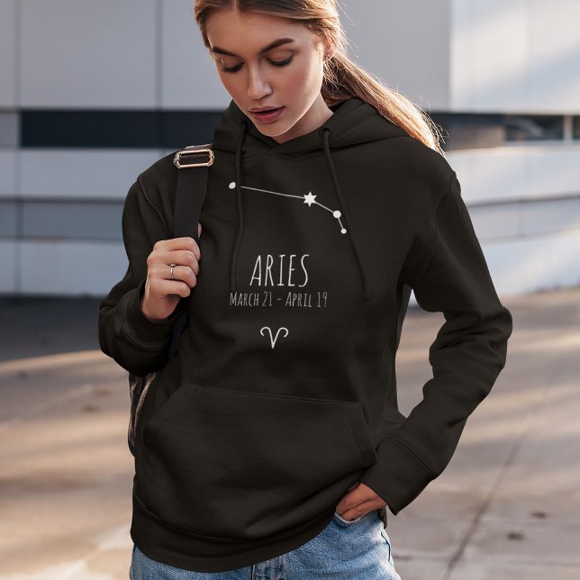 Aries | Personlig Zodiac Constellation Hoodie T Shirt (Skapare uppladdad)
