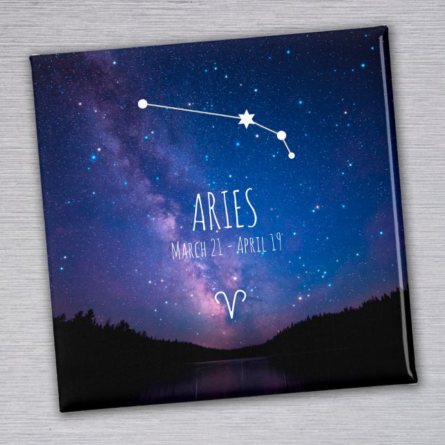 Aries | Personlig Zodiac Constellation Magnet (Skapare uppladdad)