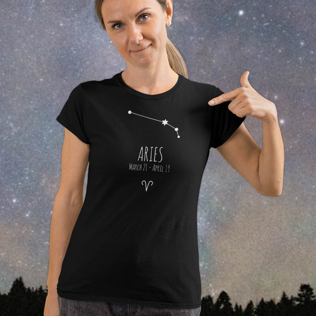 Aries | Personlig Zodiac Constellation T-Shirt (Skapare uppladdad)