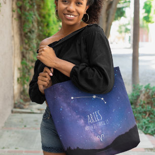 Aries Personlig Zodiac Constellation Tygkasse