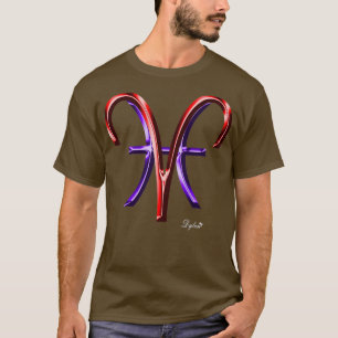 Aries Pisces CMS Zodiac-tecken T Shirt