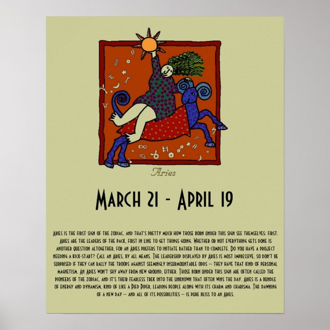 Aries Poster (Framsidan)