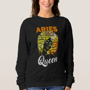 Aries Queen Black Woman Afro Natural Hair African T Shirt