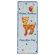 Aries Ram Birthday Vin Gift Bag