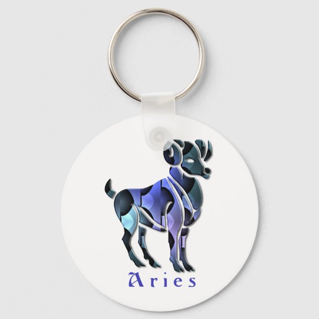 Aries Ram Keychain Nyckelring (Framsida)
