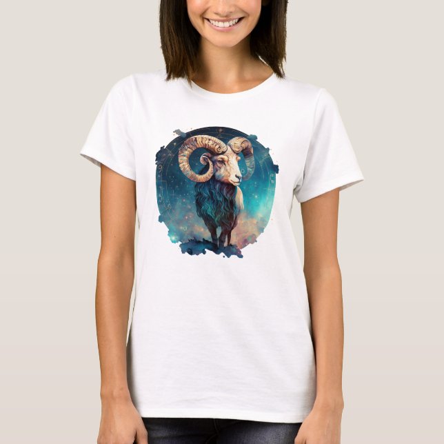 Aries Ram T Shirt (Framsida)