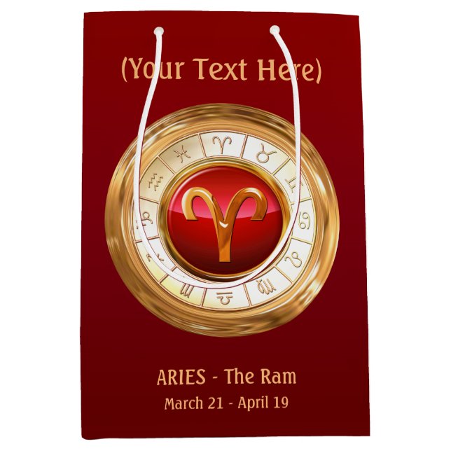 Aries - Ram Zodiac-tecken (Framsidan)