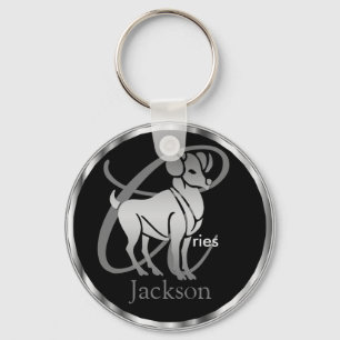 Aries ♈ Ram - Zodiac-tecken Nyckelring