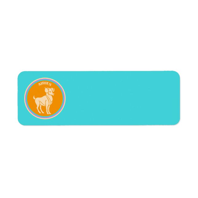 Aries Return-adressetikett Returadress Etikett (Framsidan)