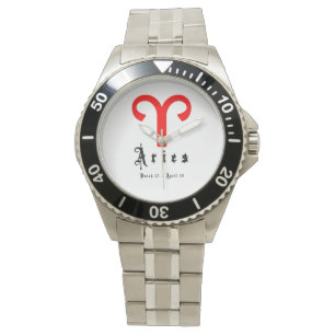 Aries Sign Astrology Zodiac Armbandsur